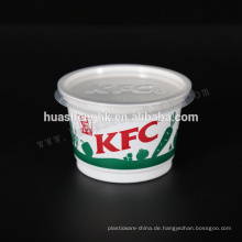 Food Grade KFC 320ml Einweg-PP-Suppentasse aus Kunststoff